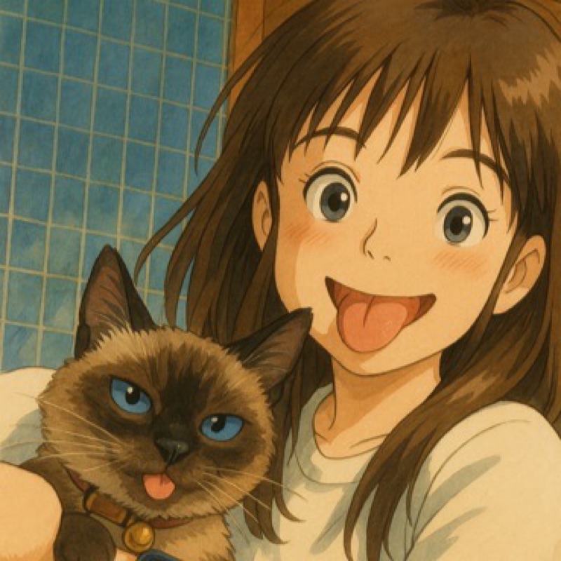 もなかとハチワレトリオ