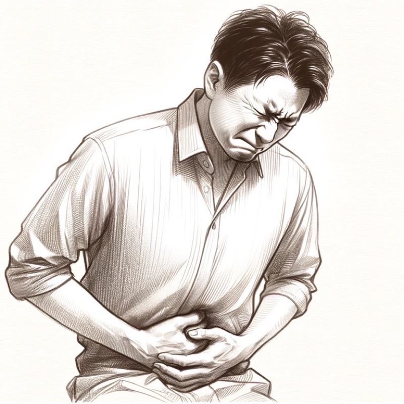 お腹弱男